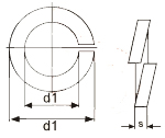 SPRING LOCK Washer